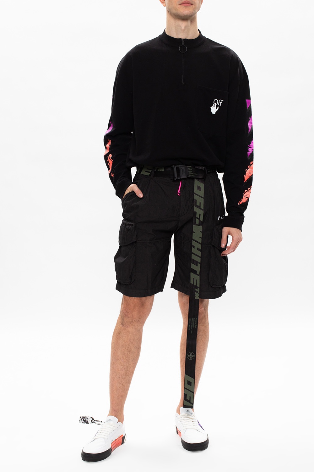 Off-White Binder clip shorts